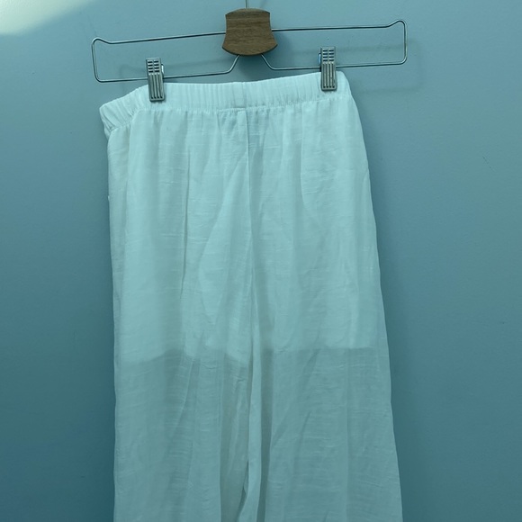 BCX White Cover up Pants - Picture 7 of 8